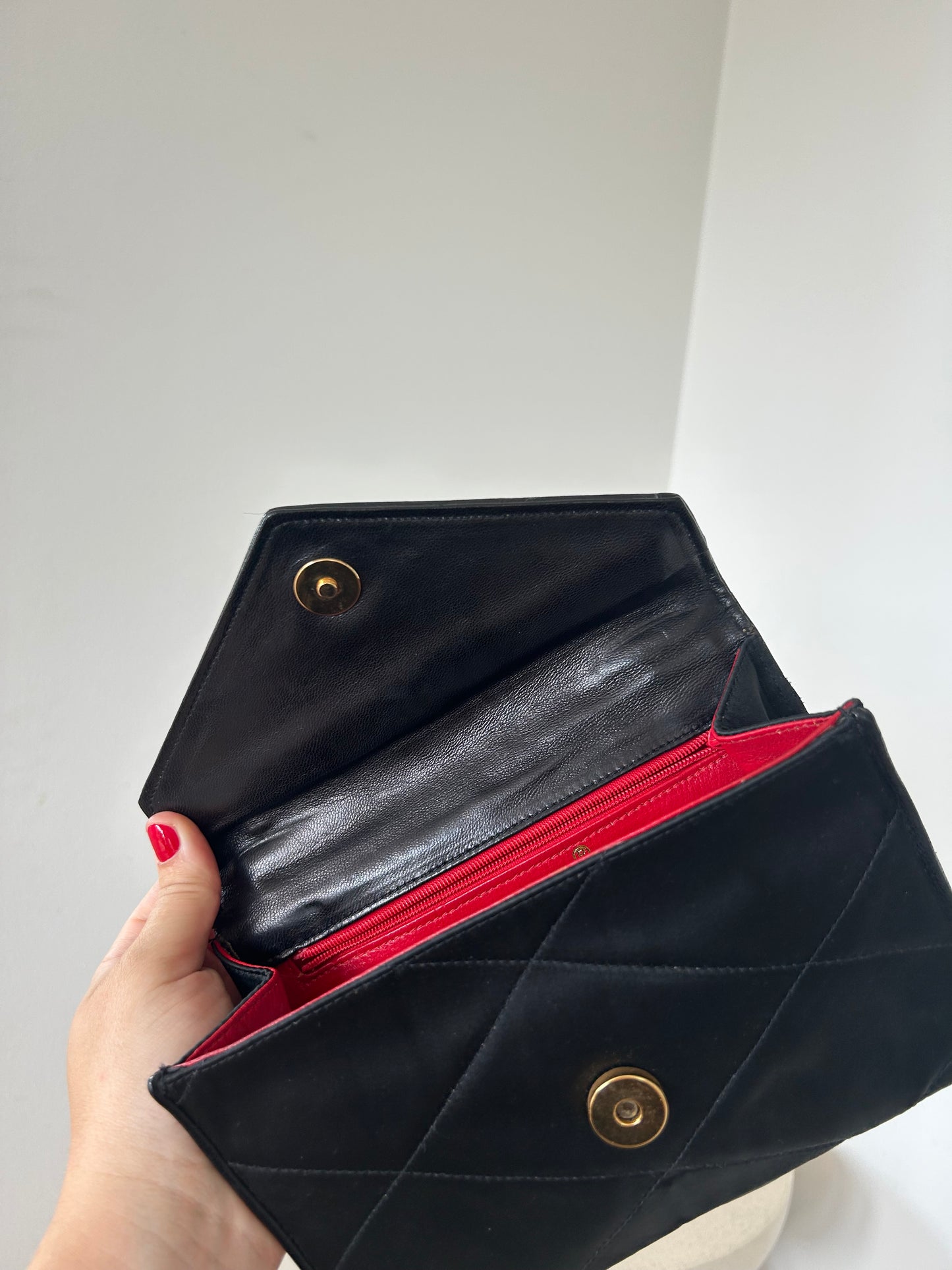 Chanel tophandle nylon bag