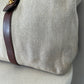 Chanel fabric tote bag