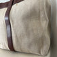 Chanel fabric tote bag
