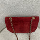 Chanel suede crossbody bag