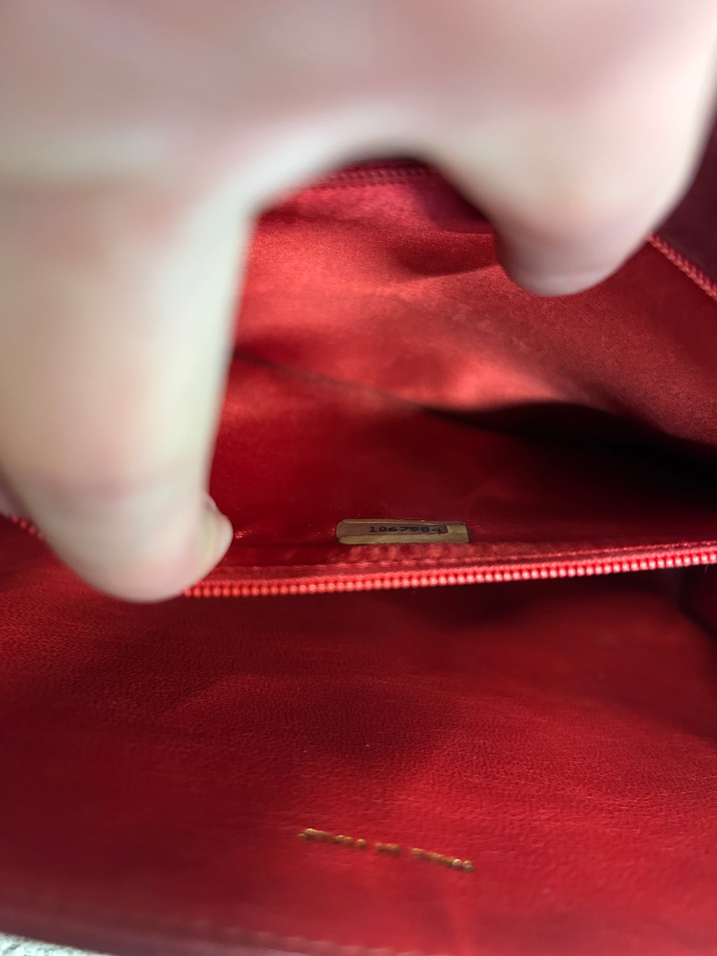 Chanel suede crossbody bag