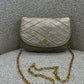 Chanel gold crossbody bag