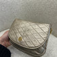 Chanel gold crossbody bag