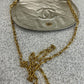 Chanel gold crossbody bag