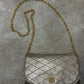 Chanel gold crossbody bag