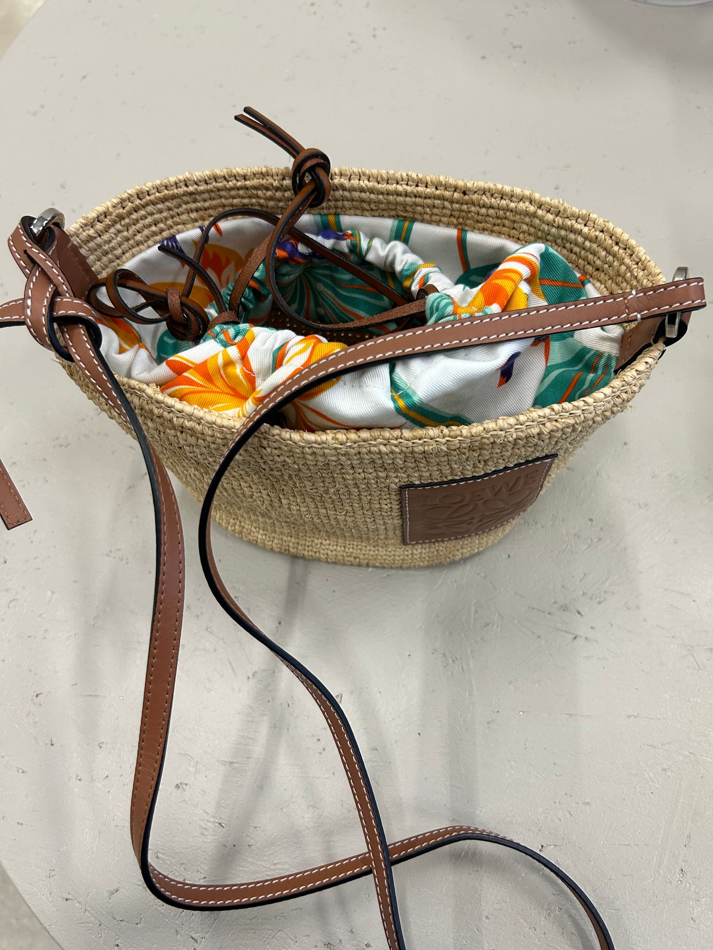 Loewe x Paulas Ibiza raffia bag