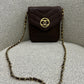 Chanel brown caviar crossbody bag