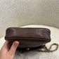 Chanel brown caviar crossbody bag