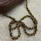 Chanel brown caviar crossbody bag