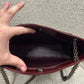 Chanel patent tote red