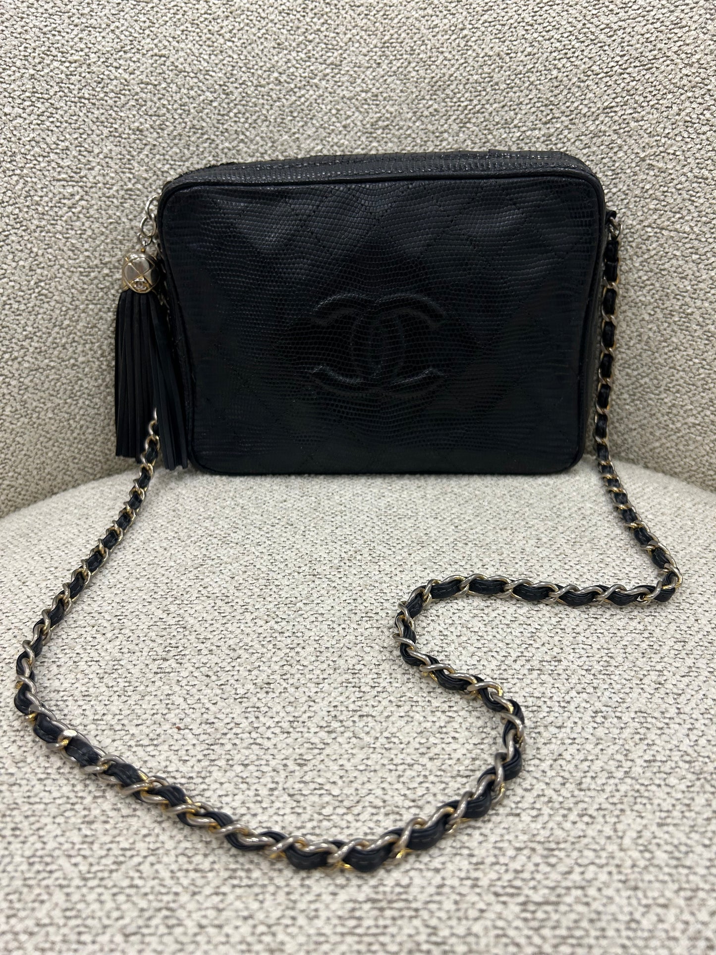 Chanel Lizard Camera Bag