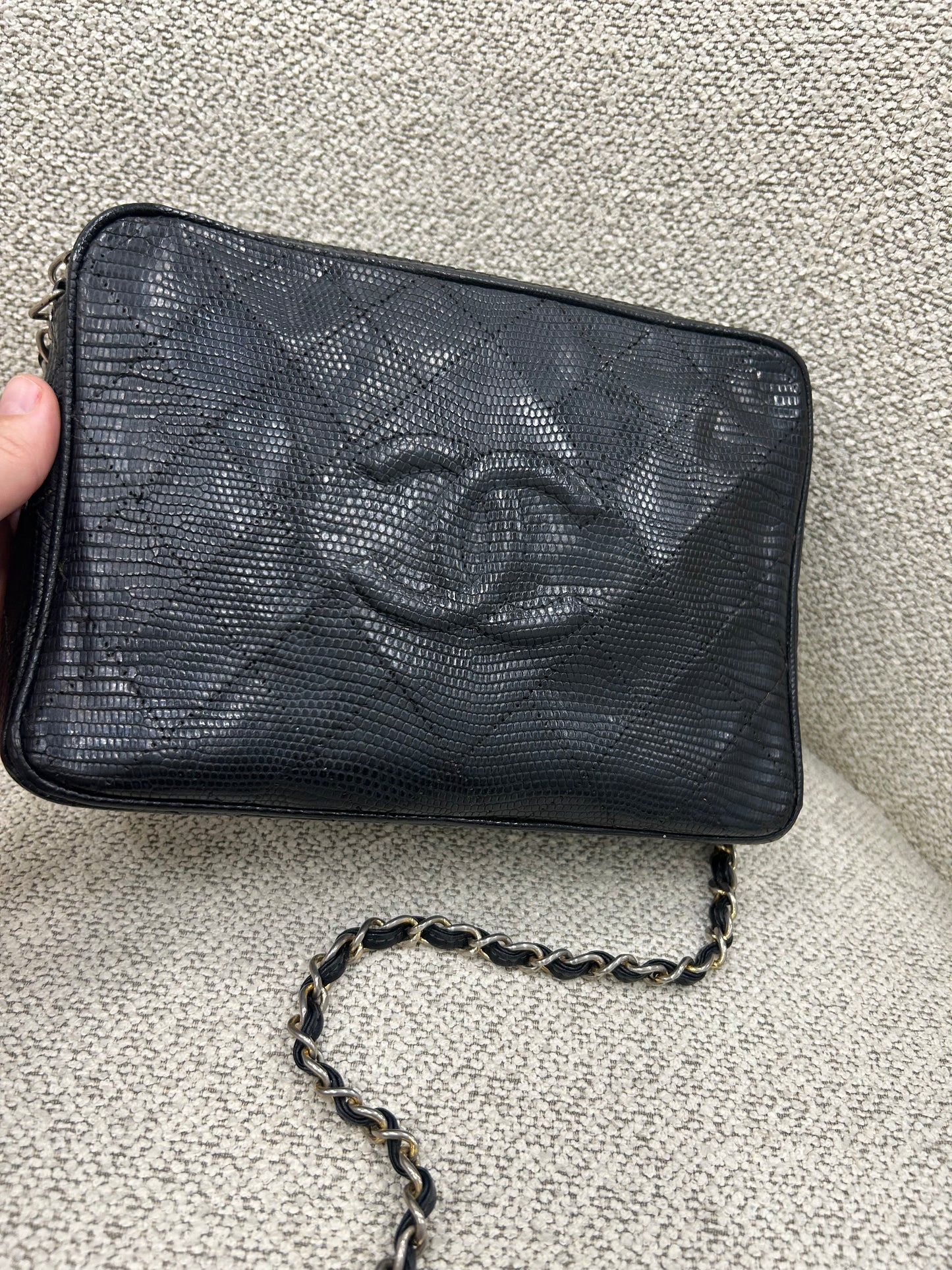 Chanel Lizard Camera Bag