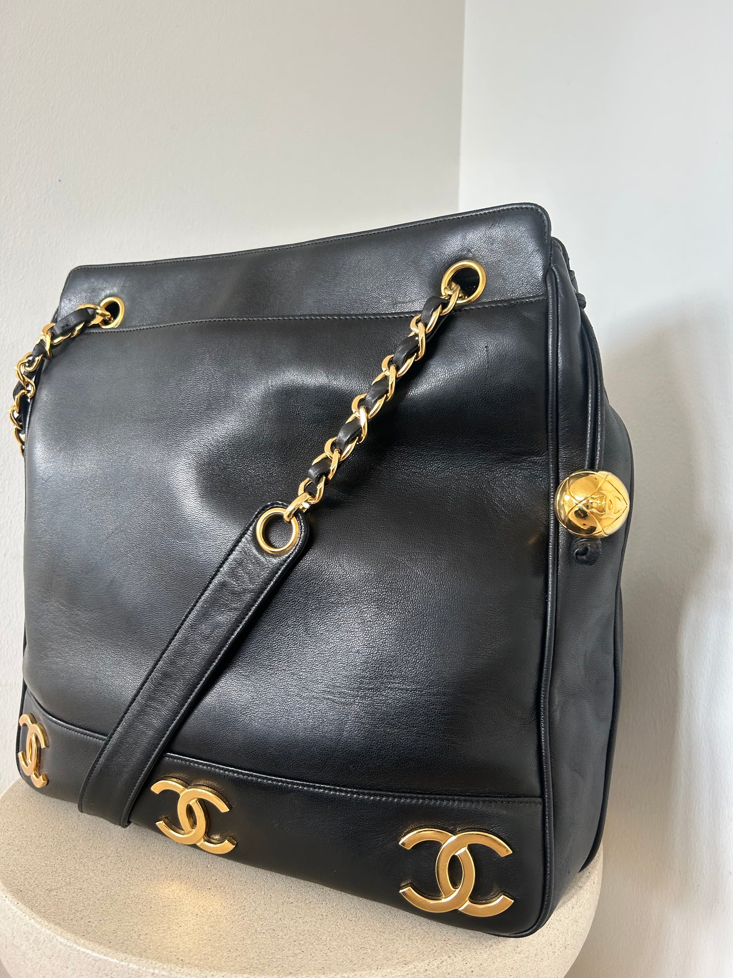 Chanel tripple CC logo bag