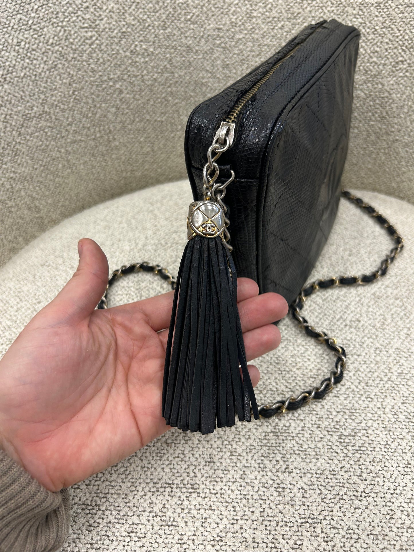 Chanel Lizard Camera Bag