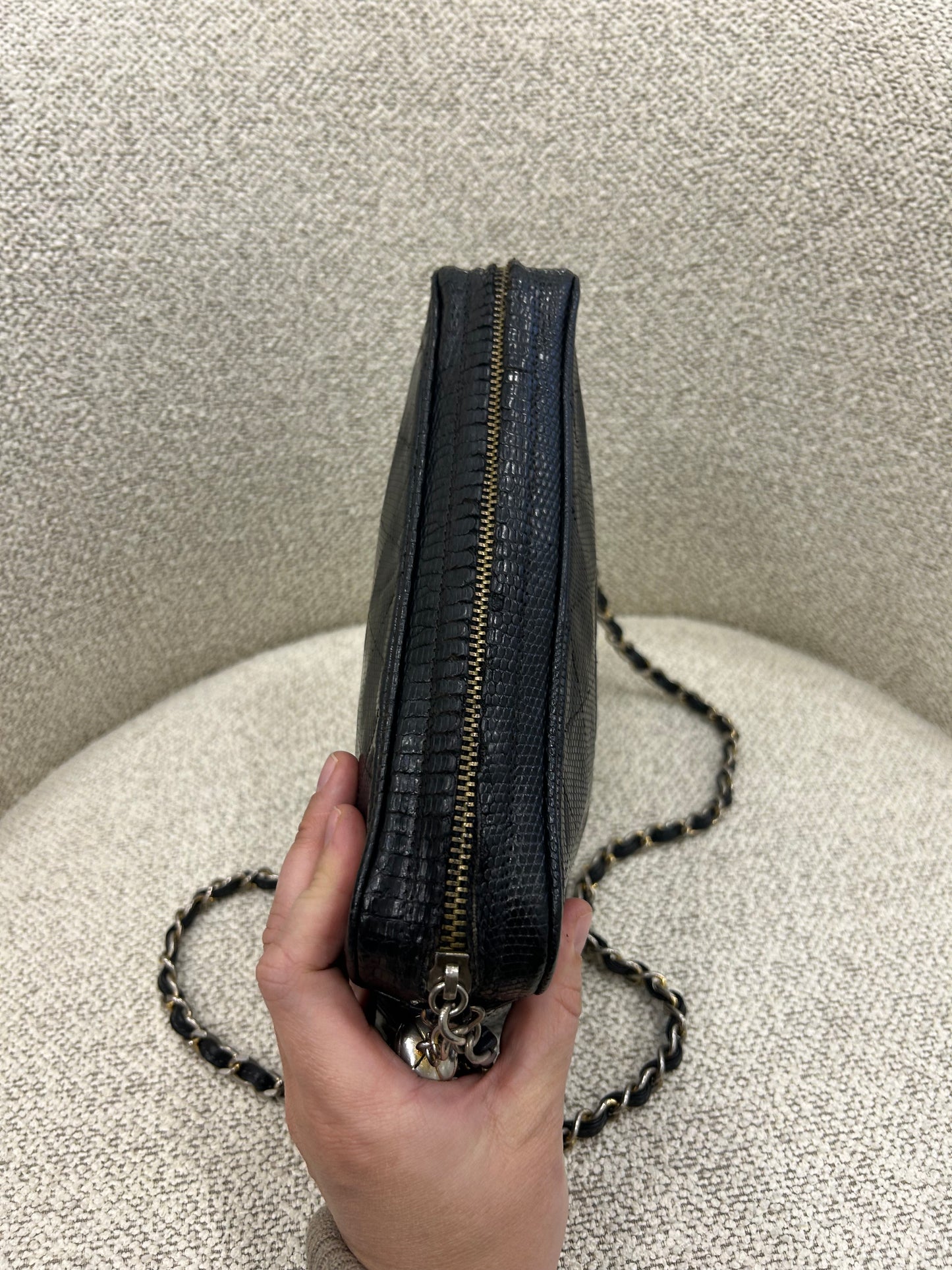 Chanel Lizard Camera Bag
