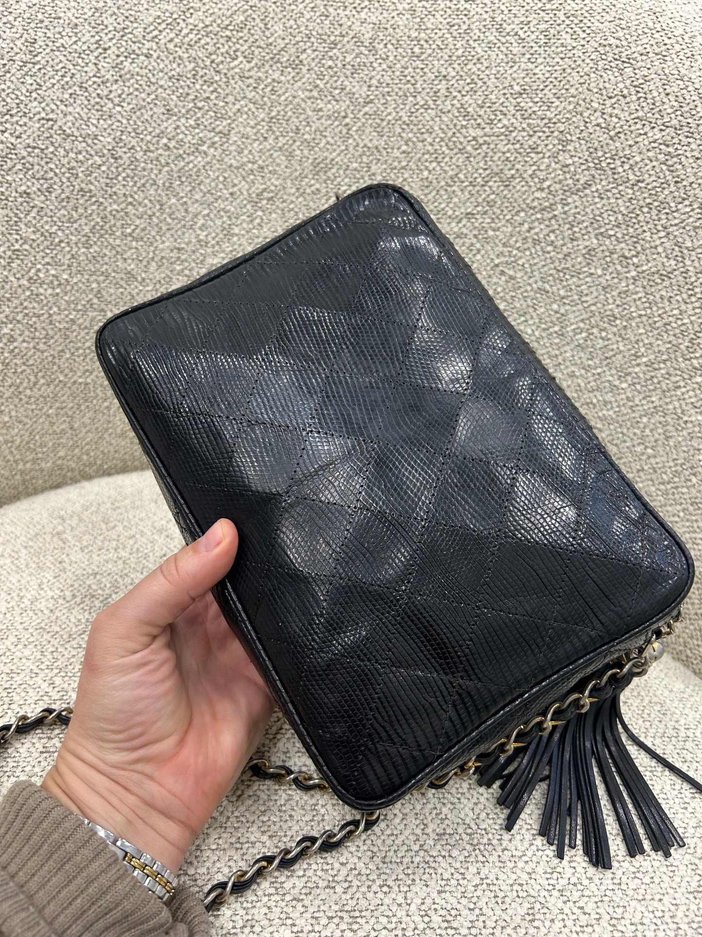 Chanel Lizard Camera Bag