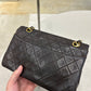 Chanel single flap bag brown