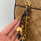 Chanel two tone Suede tote bag