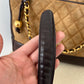 Chanel two tone Suede tote bag