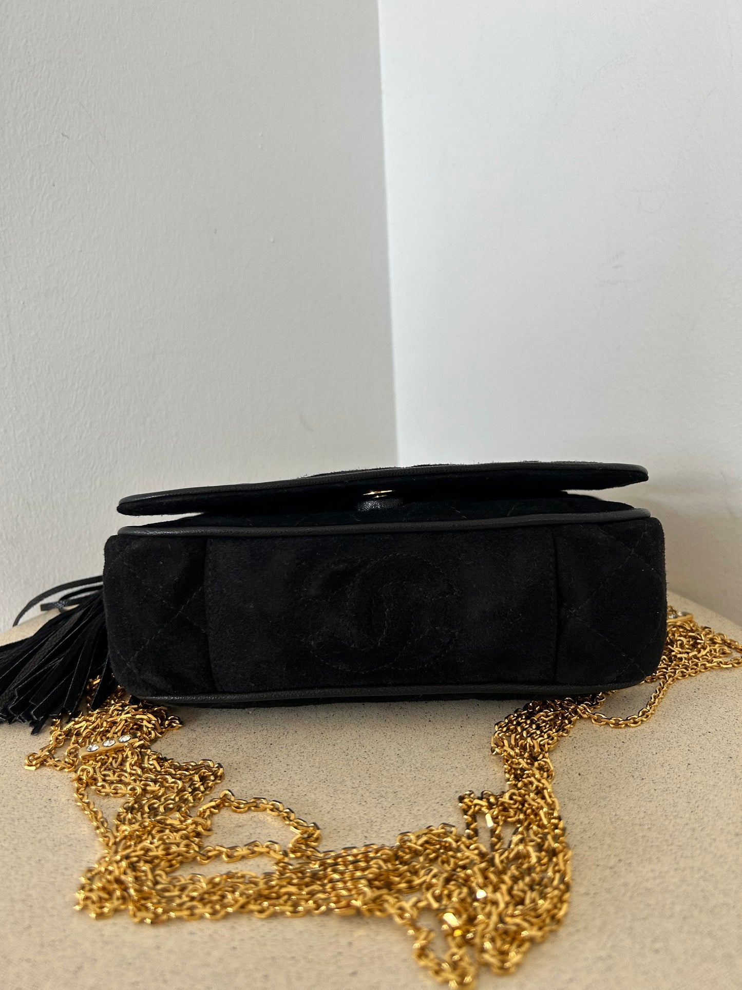 Chanel suede bag
