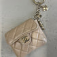 Chanel Mini Flap Bag Key Ring Bag Charm
