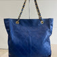 Chanel Vintage Blue Tote Bag