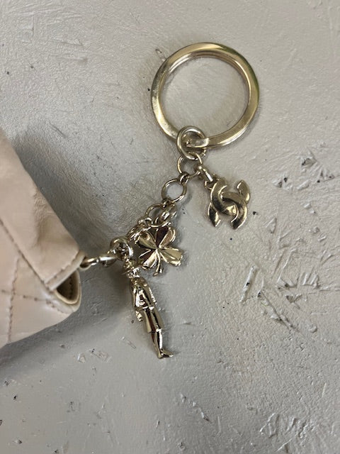 Chanel Mini Flap Bag Key Ring Bag Charm